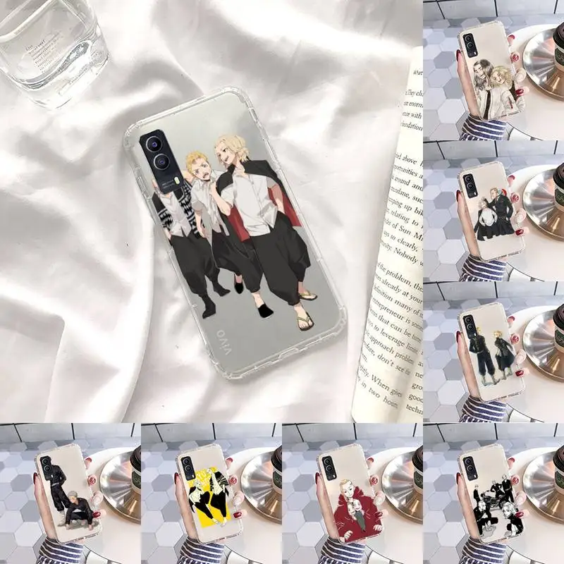 

Anime Tokyo Revengers Phone Case Transparent For Xiaomi Redmi note 3 9 7 4 8 8T 10 CC9E 11ULTRA T lite PLAY pro 4G 5G