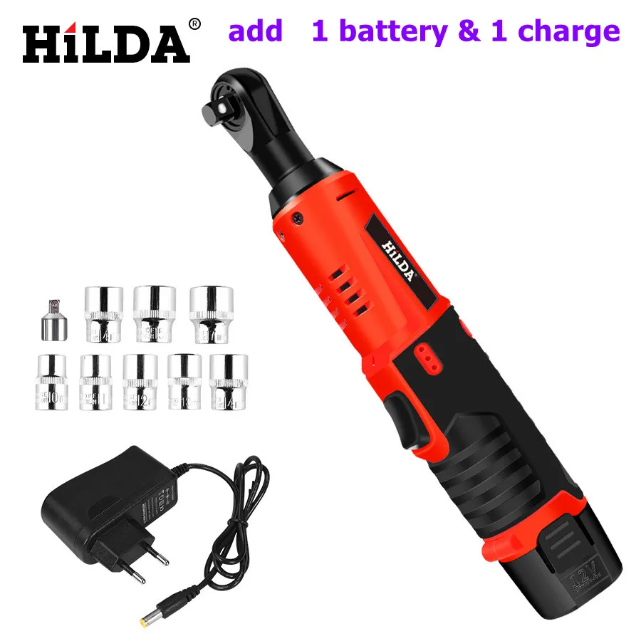

Hilda Ratchet Wrench Socket Wrench Electric Wrench Truss Ratchet Lithium Electric Wrench