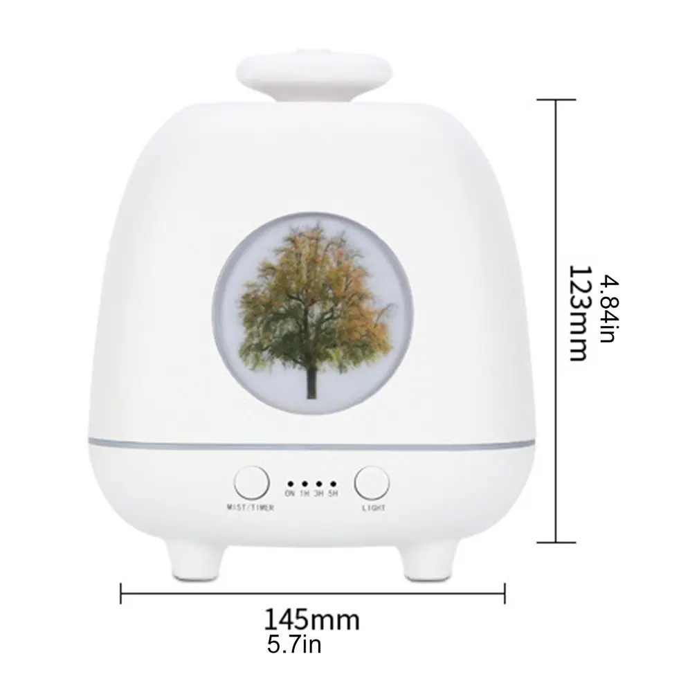 

Ultrasonic Air Humidifier Aroma Diffuser Essential Oil Aromatherapy Difusor Home Desktop Atmosphere Night Light Humidificador