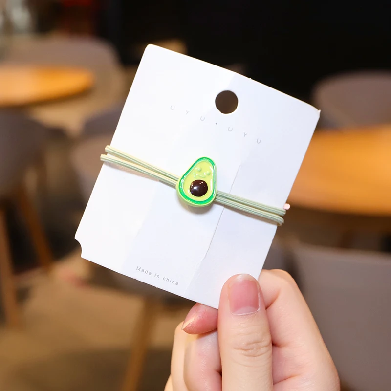 Резинка для волос QIANJI аксессуар в виде хвостика из авокадо|Аксессуары девочек| |