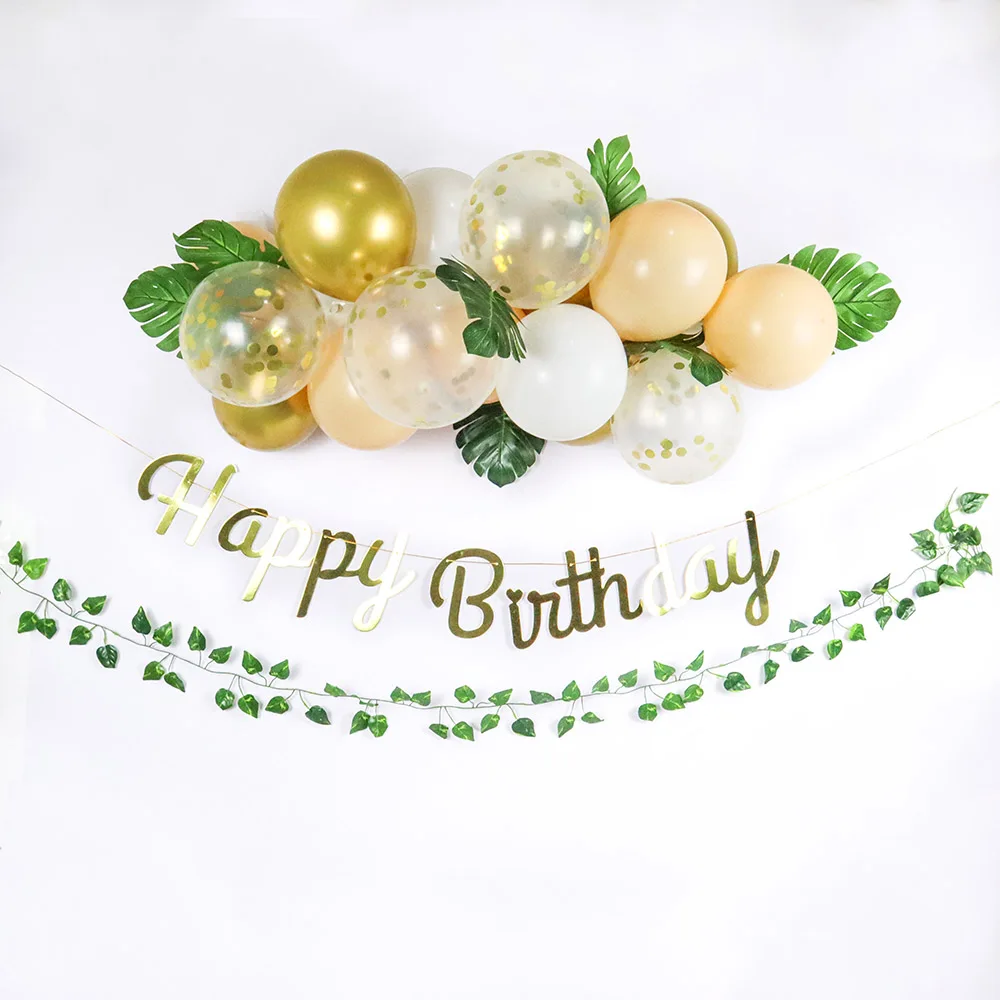 

Bean Green Latex Balloons Garland Arch Metallic Gold Balloons Wedding Birthday Party Baby Shower Decoration Kids Balloons Gifts