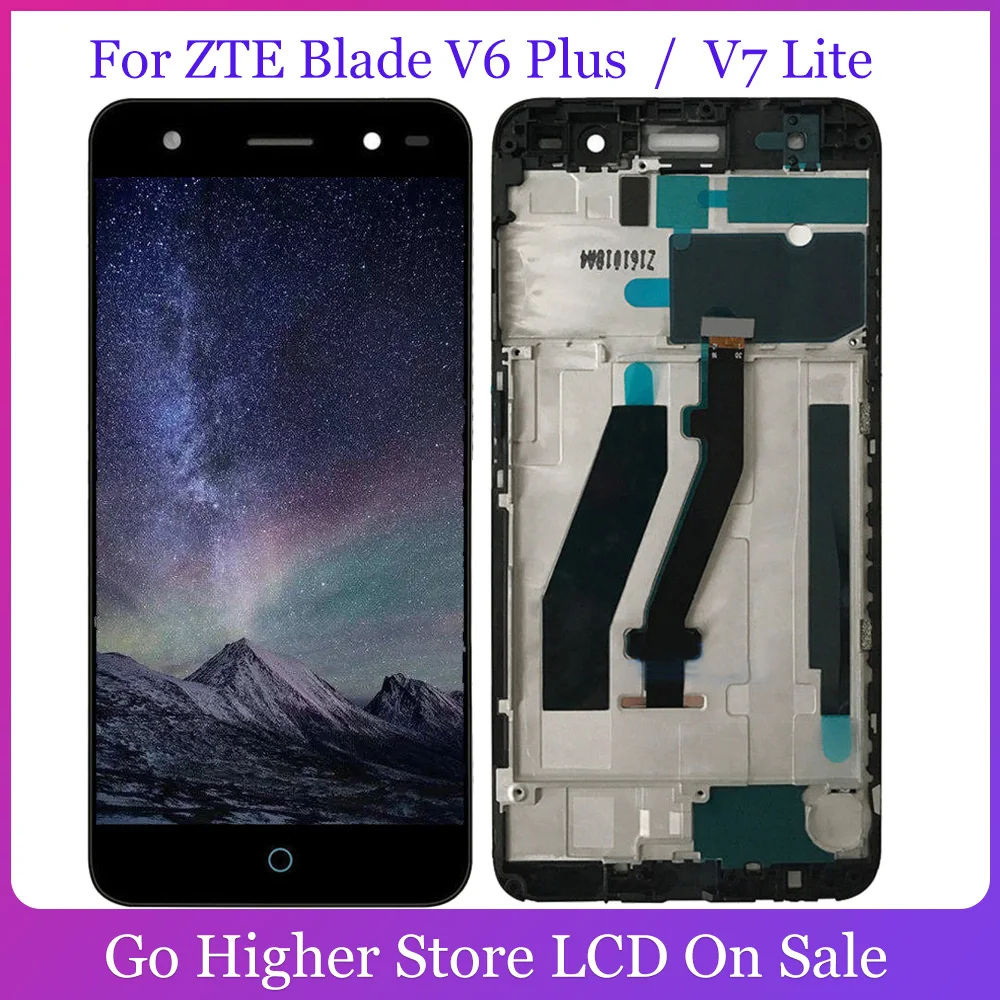 ЖК-дисплей для ZTE Blade V6 Plus / V7 Lite + сенсорная панель дигитайзер стекло в сборе |