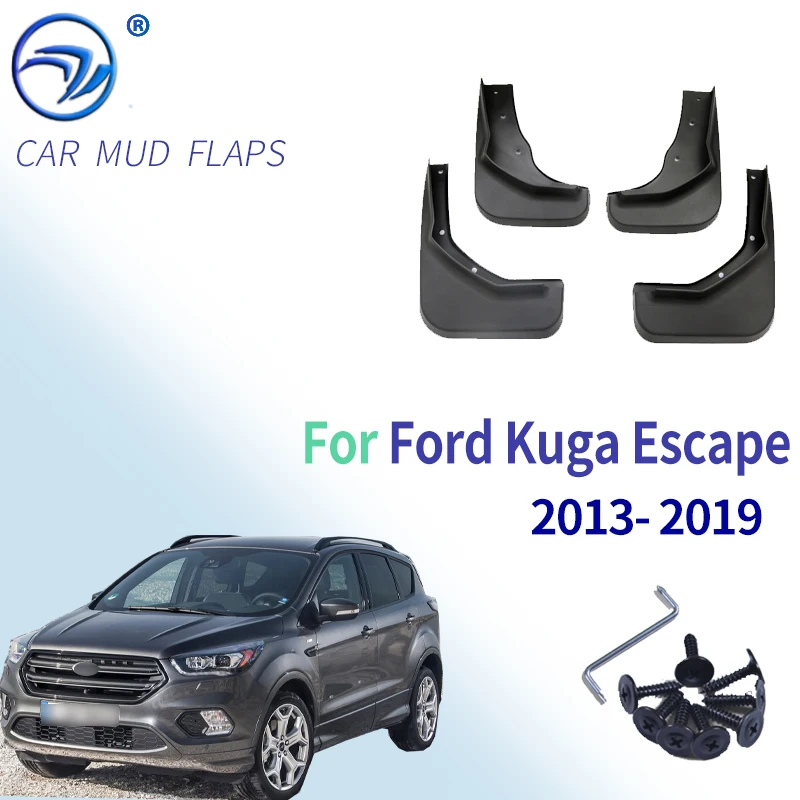 Комплект брызговиков для Ford Kuga eshiper 2013 2014 2015 2016 2017 2018 2019 брызговики передние и