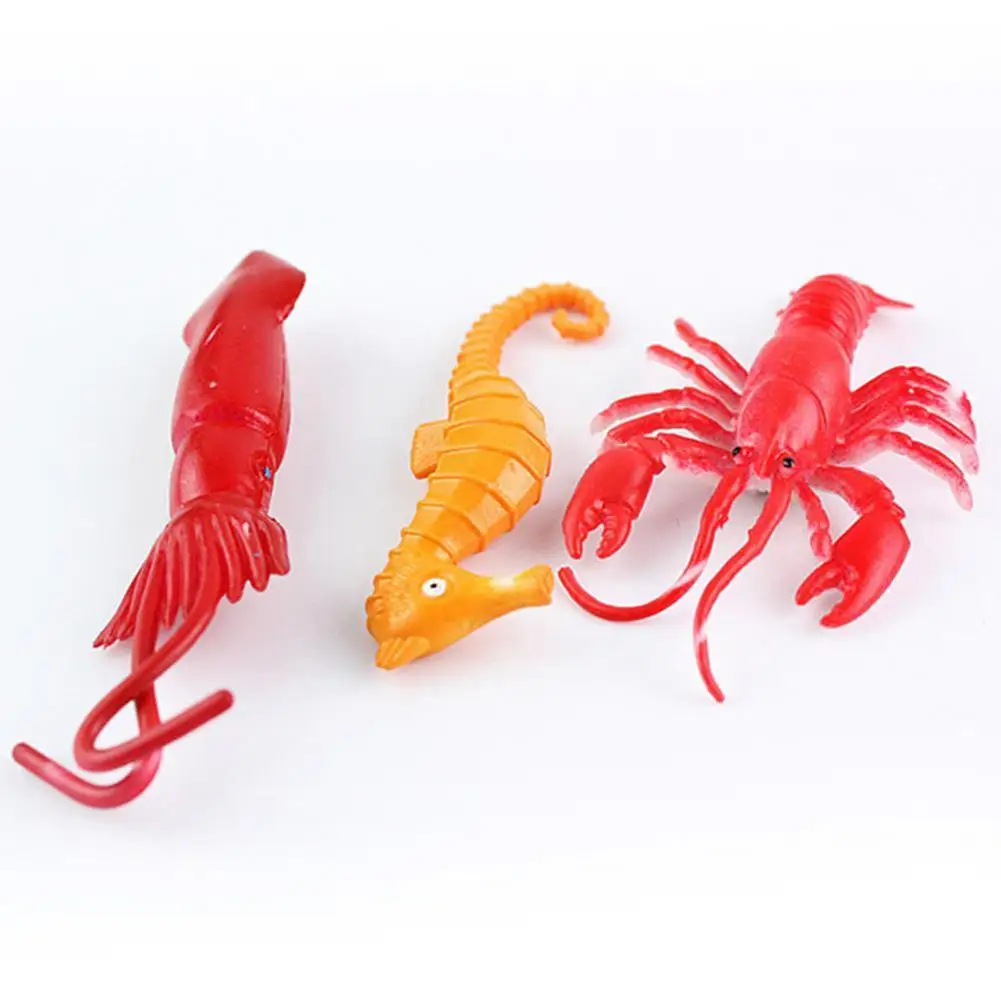 

24pcs/set Mini Sea Life Animals Model Simulation Animal Toys Kids Toys For Boy Gift Children's Miniature Animal Education Toys