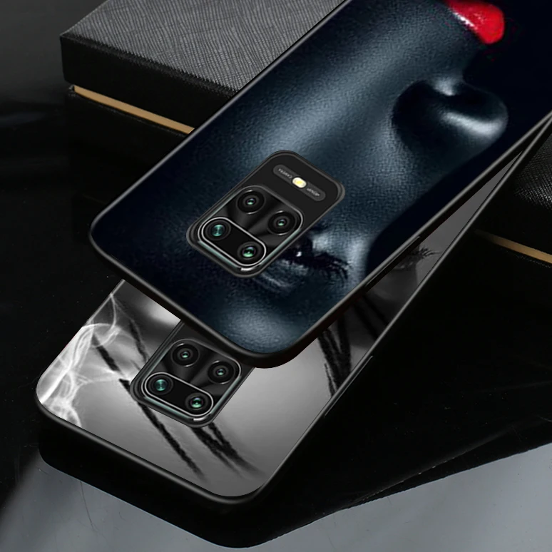 Black Soft Cover Beauty Red Lips for Xiaomi Redmi Note 9 9S 8 8T 7 7S 6 5A 5 4X 4 Pro Max Prime Phone Case