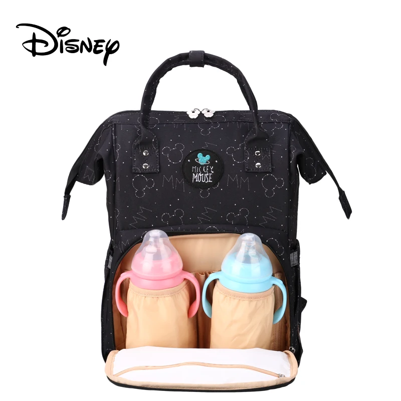 Disney с Микки и Минни Детские сумки для подгузников Usb большой Ёмкость мамочек