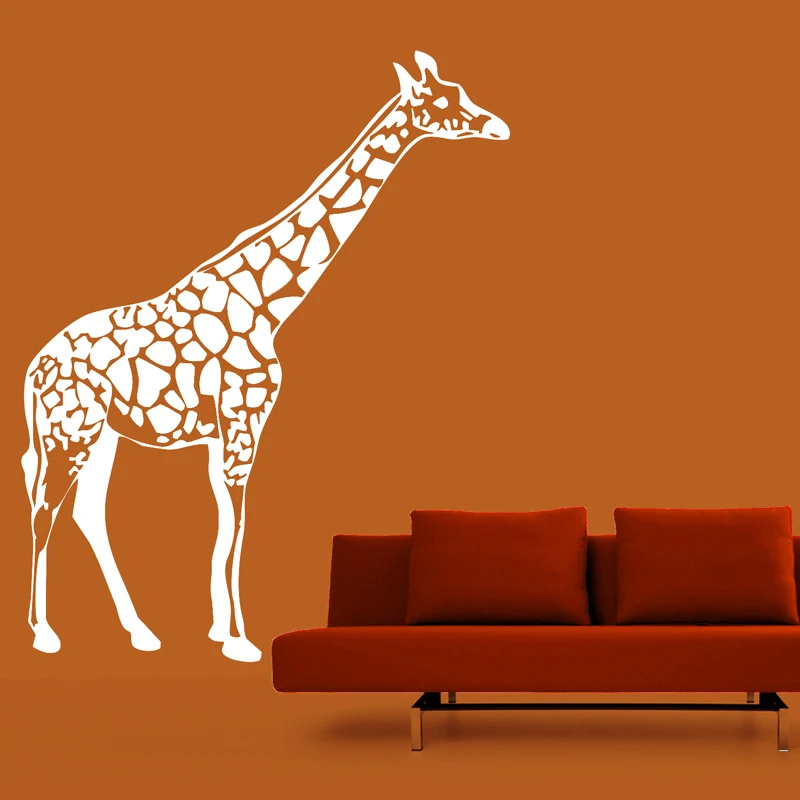 

Hot Sale Giraffe Wall Sticker Kids Bedroom Nursery Decorative Vinyl Cartoon Animal Wall Decals