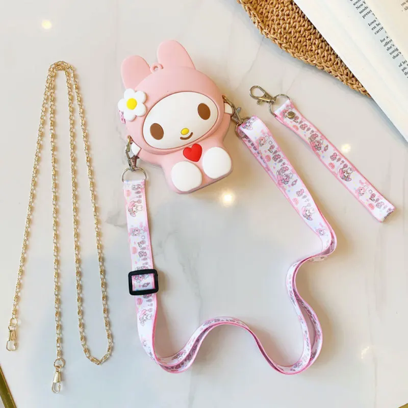 Аниме мультфильм Мелодия коричная собака силиконовая сумка-мессенджер сумка