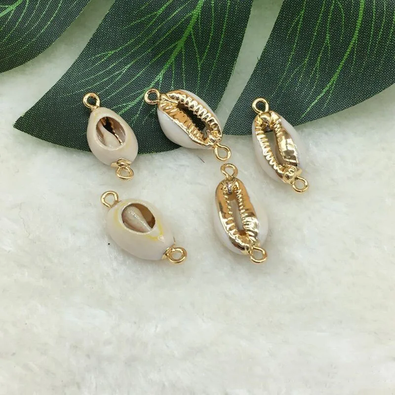 

Plating Shell Conch Gold Rim Natural Shell Cut Shell Gilt Rim As A Bracelet Accessory