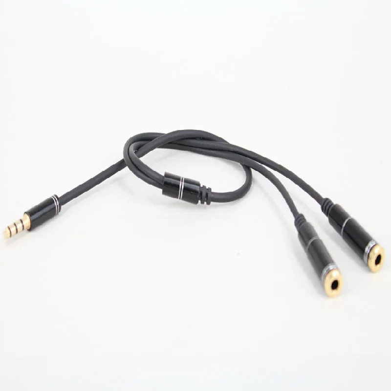 3 5 мм один папа-два женский компьютер наушники сплиттер пара обмена музыкой 1-to-2