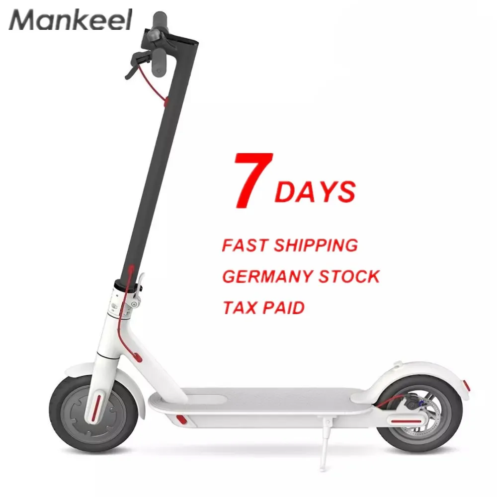 Складной электрический скутер 350 Вт со склада в ЕС/США для велосипеда с широкими