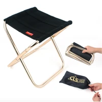 outdoor folding chair 7075 aluminum alloy fishing chair barbecome folding stool portable straw stool camping