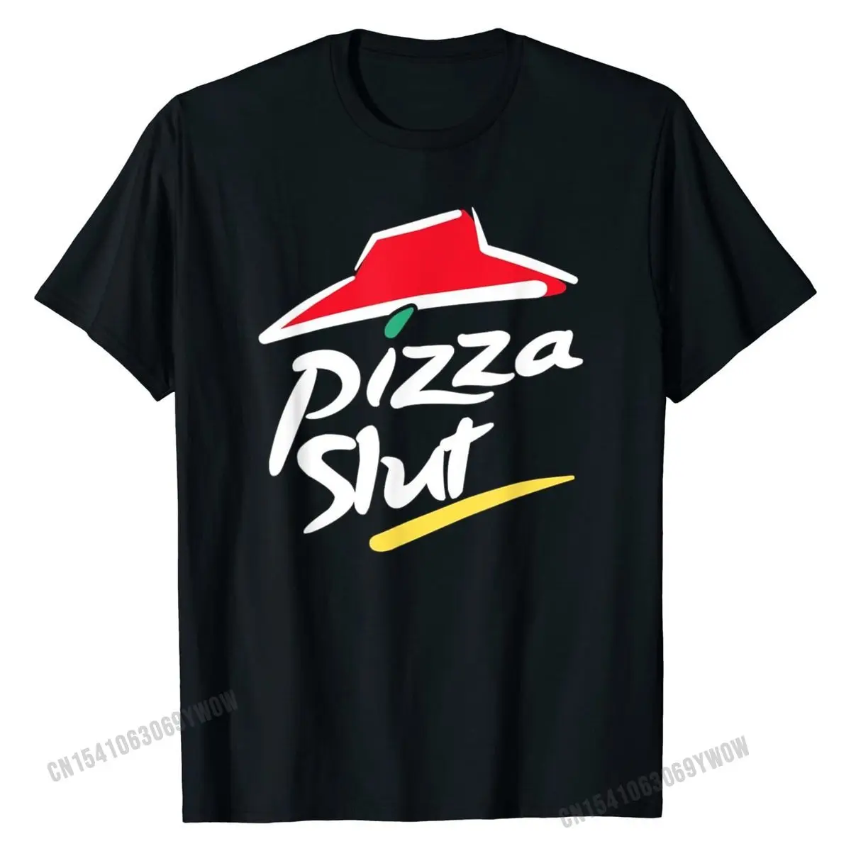 

Pizza Slut Funny Parody Fast Food Humor Joke T-Shirt Cotton Men's Tshirts Summer Tops & Tees Funny Street