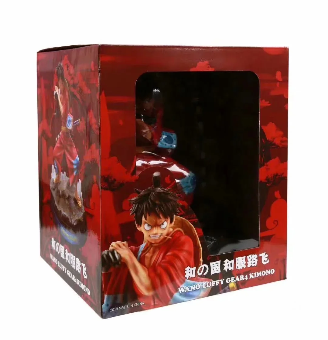 

Anime One Piece Wano Monkey D Luffy Gear 3 Kimono Luffy GK PVC Action Figure Statue Collectible Model One Piece Toys Doll Gift