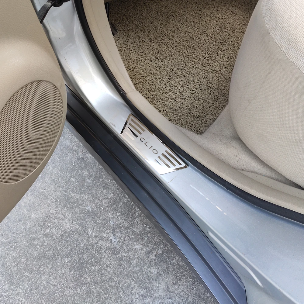 Дверные пороги для автомобильных аксессуаров Renault CLIO 2016 2019 накладка из