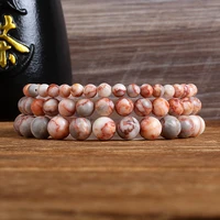natural stone beads bracelet yoga meditation men women bracelet 46810mm round map stone bracelets enegry reiki prayer jewlery