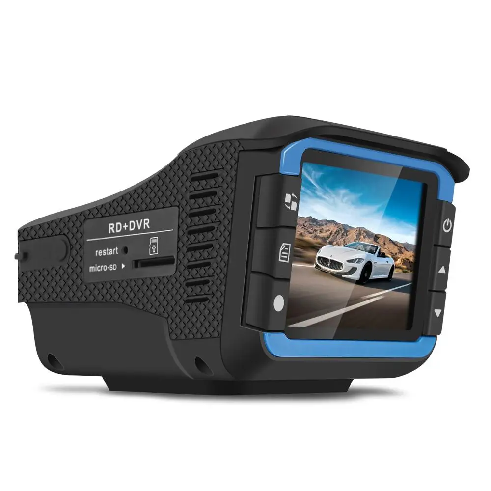 Видеорегистратор автомобильный VG3 2 в 1 с антирадаром и голосовым оповещением на