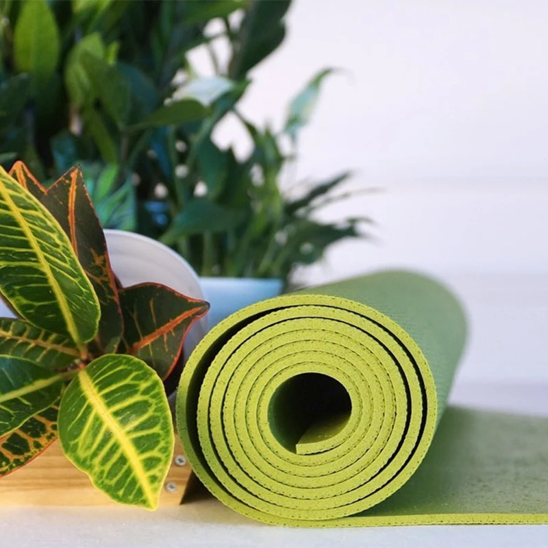ПВХ коврик для фитнеса Коврик йоги и спорта Подкладка Одеяло гимнастическое
