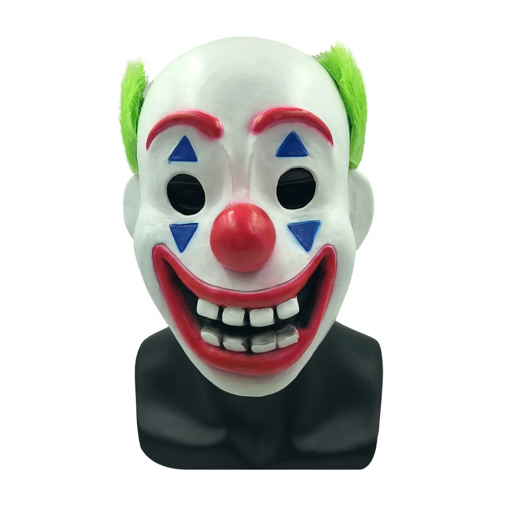 LED Pennywise Clown Mask Stephen King's It Chapter Two Masque Movie Cosplay Joker Helmet Halloween Party Costume Prop Masks