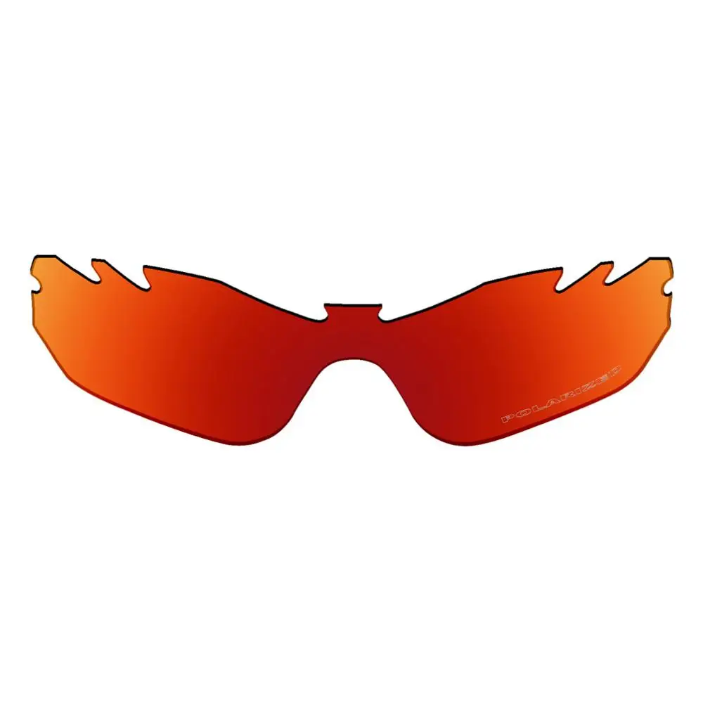 Fire Red Mirror OOWLIT Анти-Царапины Сменные линзы для-солнцезащитные очки Oakley радар края вентилируемый OO9184 травления поляризованных солнцезащитных очков - Цвет линз: Fire Red Mirror
