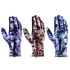 Рыболовные Перчатки с закрытыми пальцами, Зимние перчатки для сенсорного экрана, неопреновые дышащие кожаные теплые рыболовные аксессуары для ловли карпа на открытом воздухе