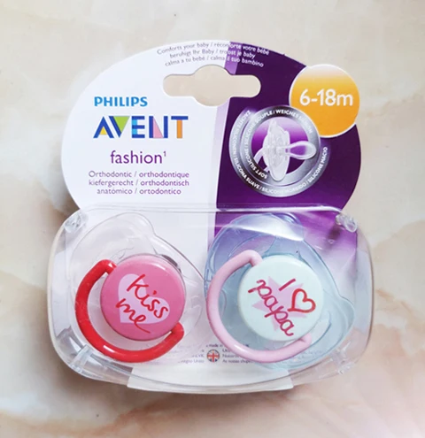 Avent пустышки без BPA Avent Ортодонтическая пустышка Avent Freeflow силиконовые пустышки 6-18 месяцев 2/упаковка - Цвет: Серый