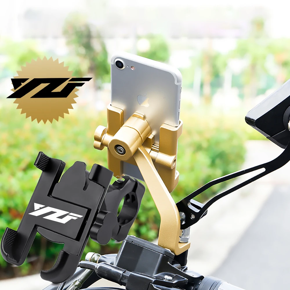 

Для Yamaha YZF R1 YZF R6 YZFR6 YZF R125 YZFR15 R25 R3 YZF Мотоциклетные аксессуары Алюминиевый держатель для телефона на руль подставка крепление
