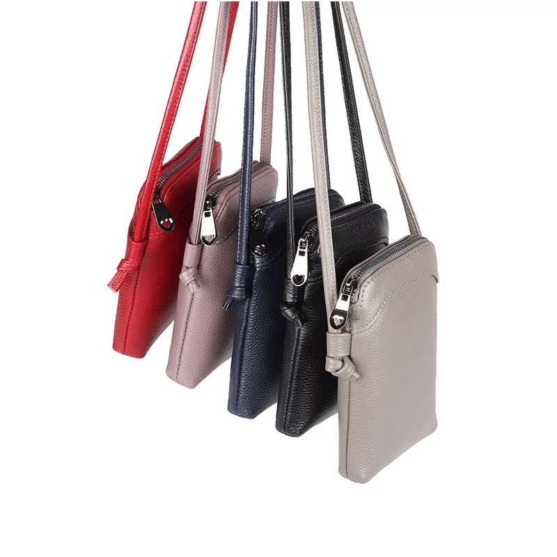 

Brand Mini Crossbody Shoulder Bag Women High Quality Cell Phone Pocket Ladies Purse Clutch Fashion Leather Hasp Handbags Female