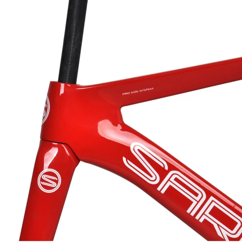 Kaufen FM128 Carbon Track Rahmen Carbon Gabel Sattelstütze 700C BSA Rot Farbe Malerei