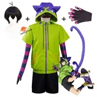 Мия чинения SK8 бесконечности костюм для косплея аниме для детей SK восемь короткий парик куртка хвост перчатки Хэллоуин Вечерние наряды костюм для мужчин и женщин