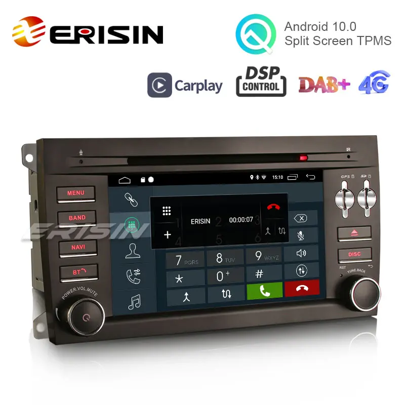 Автомобильное стерео радио erоблако ES3014P 7 дюймов Android 10 0 GPS SatNav DAB DSP DVD-плеер CarPlay WiFi
