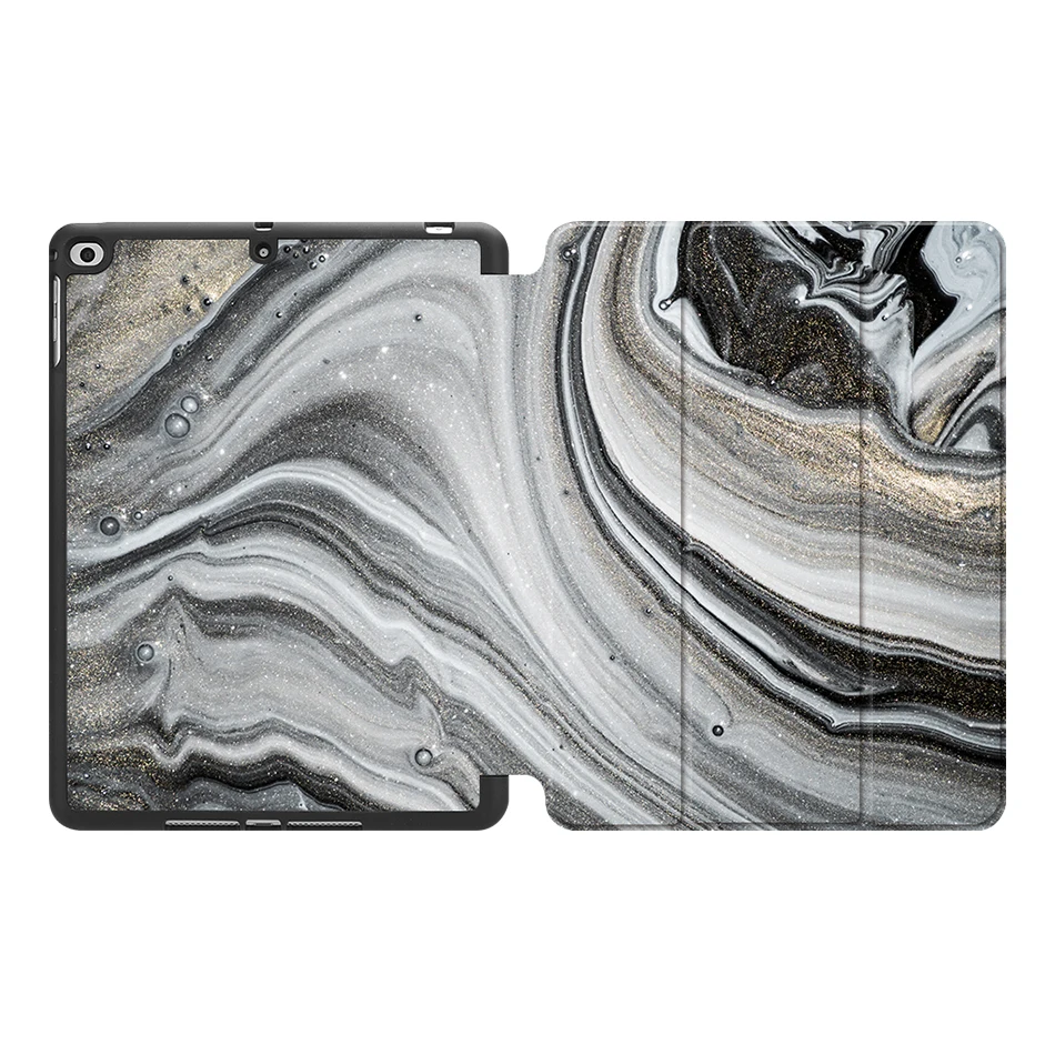 IPBC11 MTT чехол для Apple iPad 9,7 дюймов Мягкий ТПУ+ из искусственной кожи флип смарт-чехол для iPad Air 1 Air 2 9,7 ''мраморная текстура чехол для планшета - Цвет: IPBC11