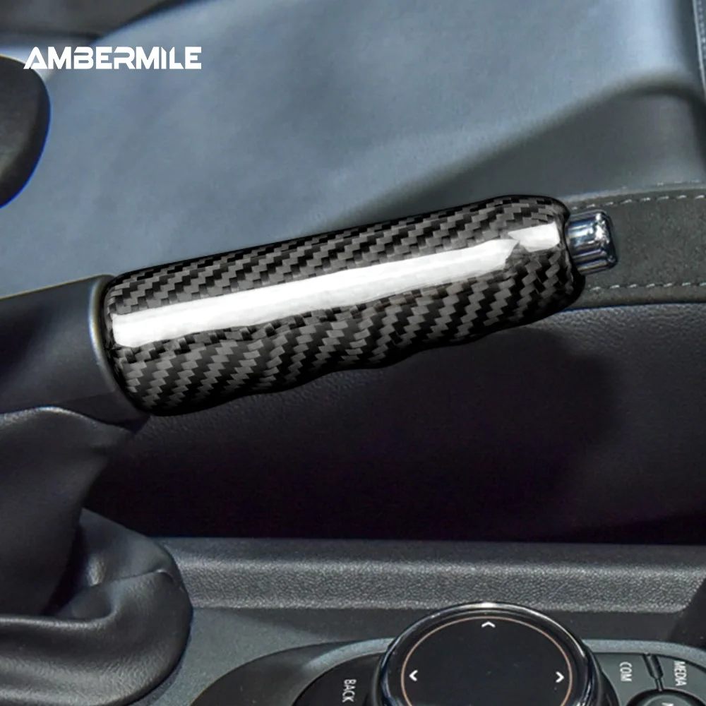AMBERMILE твердое углеродное волокно для Mini Cooper F55 Hardtop F57 F56 аксессуары хэтчбека