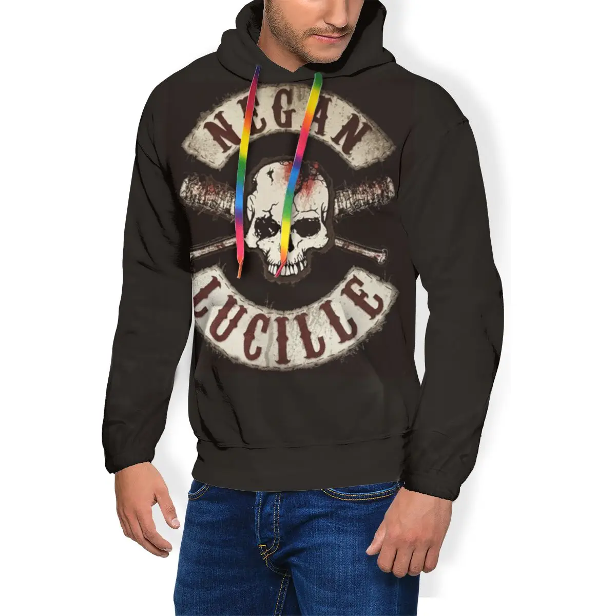 

Худи с длинным рукавом и принтом «Ходячие мертвецы»