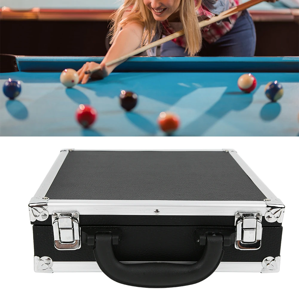 Quality Billiard Accessory Snooker Balls Storage Box Pool Carrying With Handle And 2 Stainless Steel Latches | Спорт и развлечения