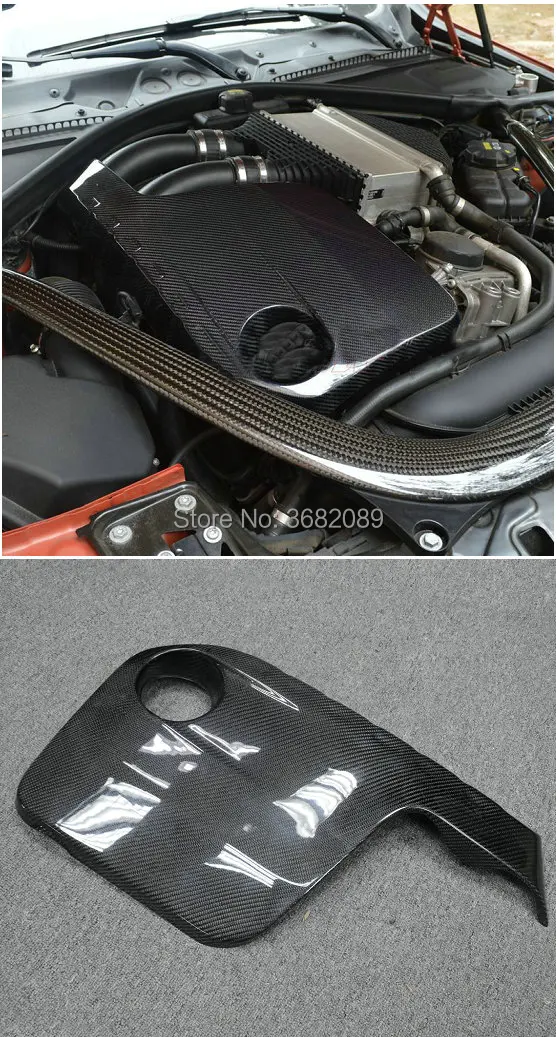Капот из настоящего углеродного волокна комплект крышки двигателя