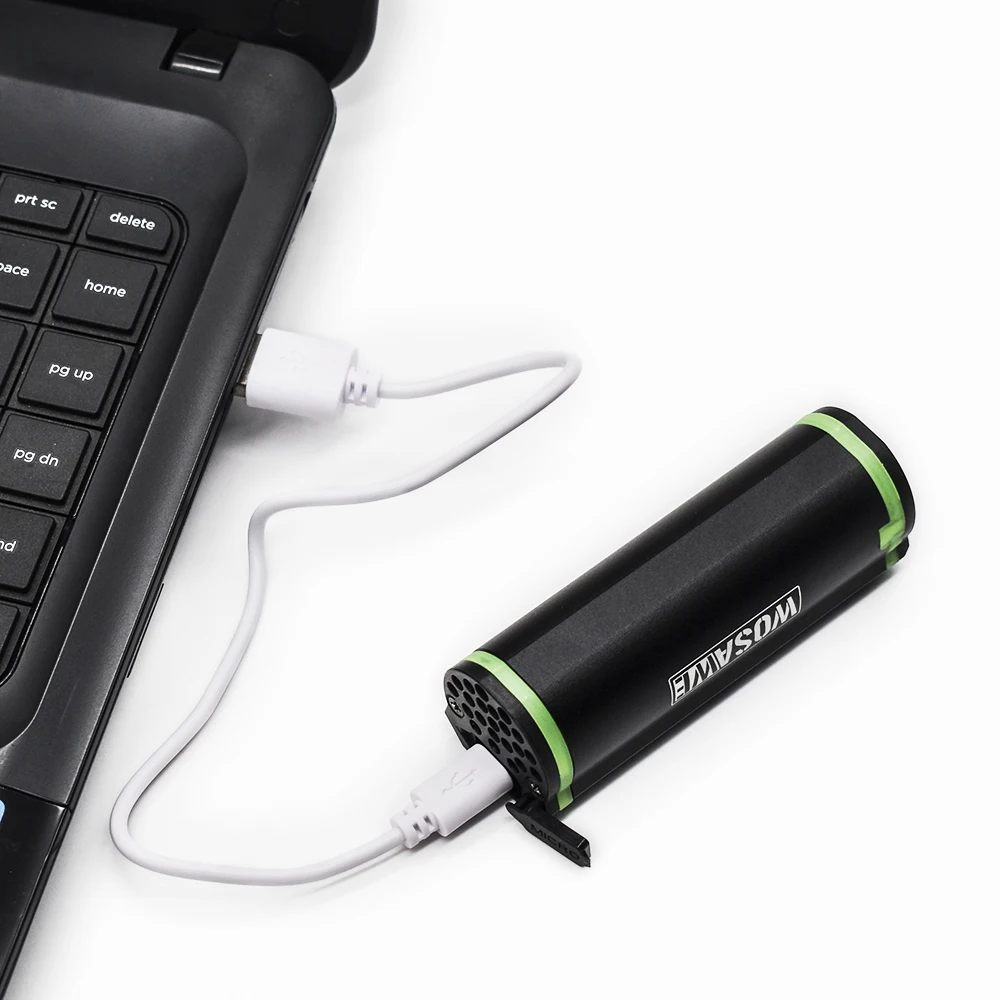 WOSAWE USB Перезаряжаемый водонепроницаемый велосипедный светильник яркий фонарь