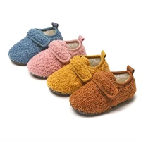toddler infant winter boots warm plush baby girls boys snow boots children cotton boots soft bottom comfortable kids home shoes