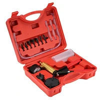vacuum pump kit bleeding brake fluid bleeder tools vacuum hose pistol pump tester kit aluminum vacuum pump with gauge tool set