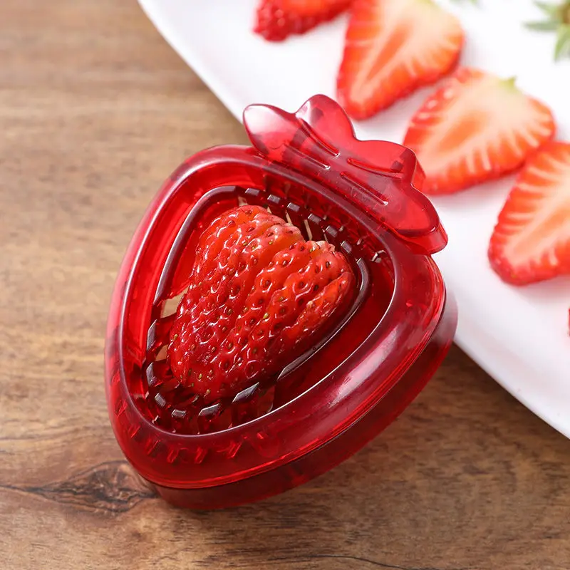 

Strawberry Slice Magic Device, Strawberry Slicer, Cake Fruit Platter, Kitchen Slicing Tool,Strawberry Segmentation Tool Gadgets