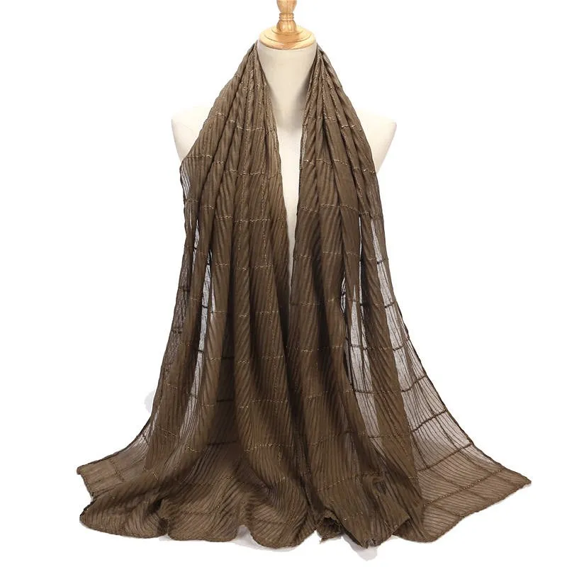 Зимний женский шарф мусульманский хиджаб шарфы однотонные хлопковые вискозные с