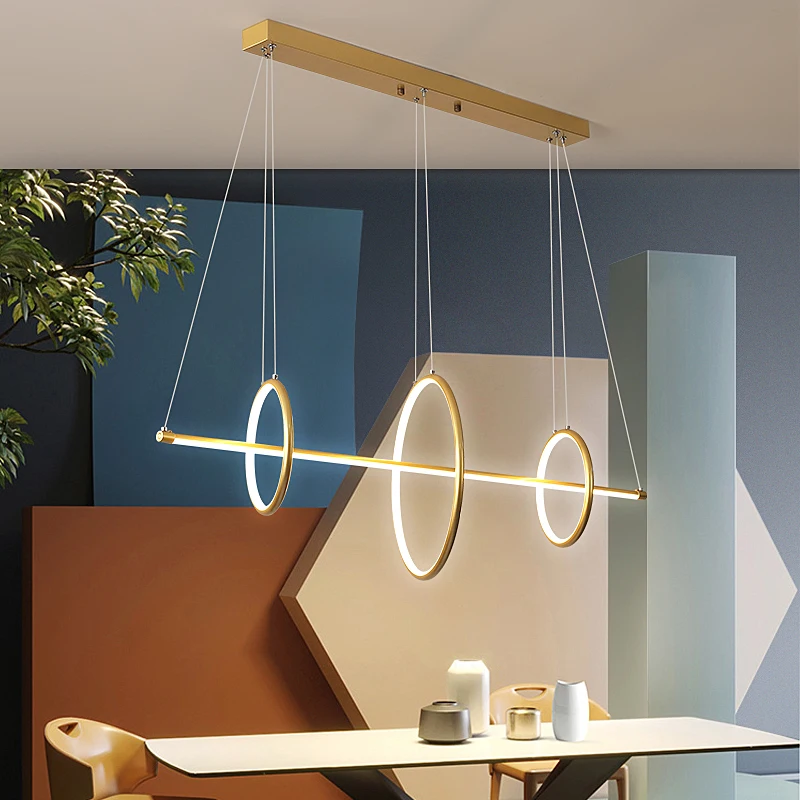 Скандинавские креативные минималистичные ресторанные люстры простая