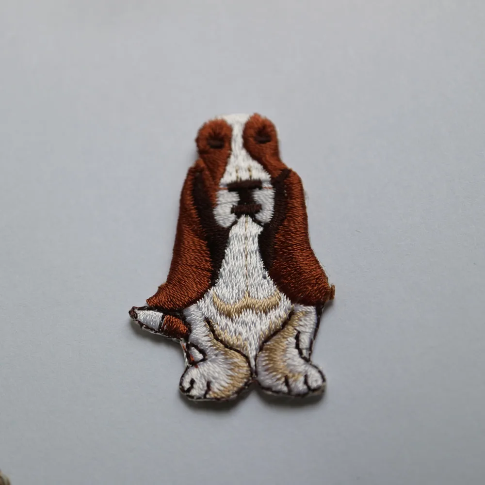 Модные термоклейкие нашивки для одежды 5 шт./компл. вышивка с милыми животными