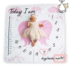 Реквизит для фотосъемки младенцев, тканевый календарь, аксессуары для фотографий новорожденных мальчиков и девочек, покрывало для фото