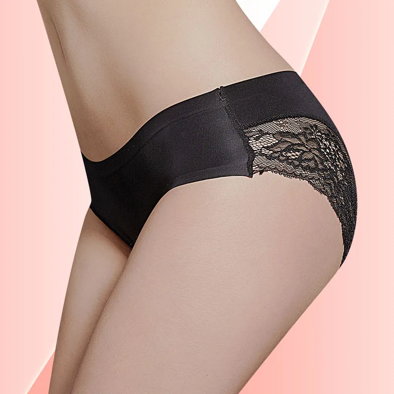 [Низкая цена] женские трусики кружевные сексуальные трусы со средней талией