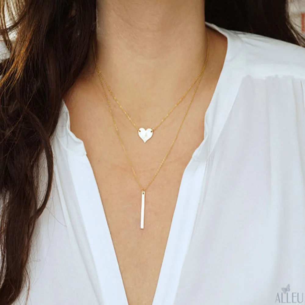 Новое металлическое ожерелье с подвеской в виде удочки блестками стиле бохо 2020