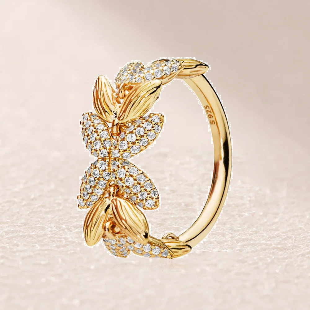 

167735CZ Shine Circle of Seeds Ring