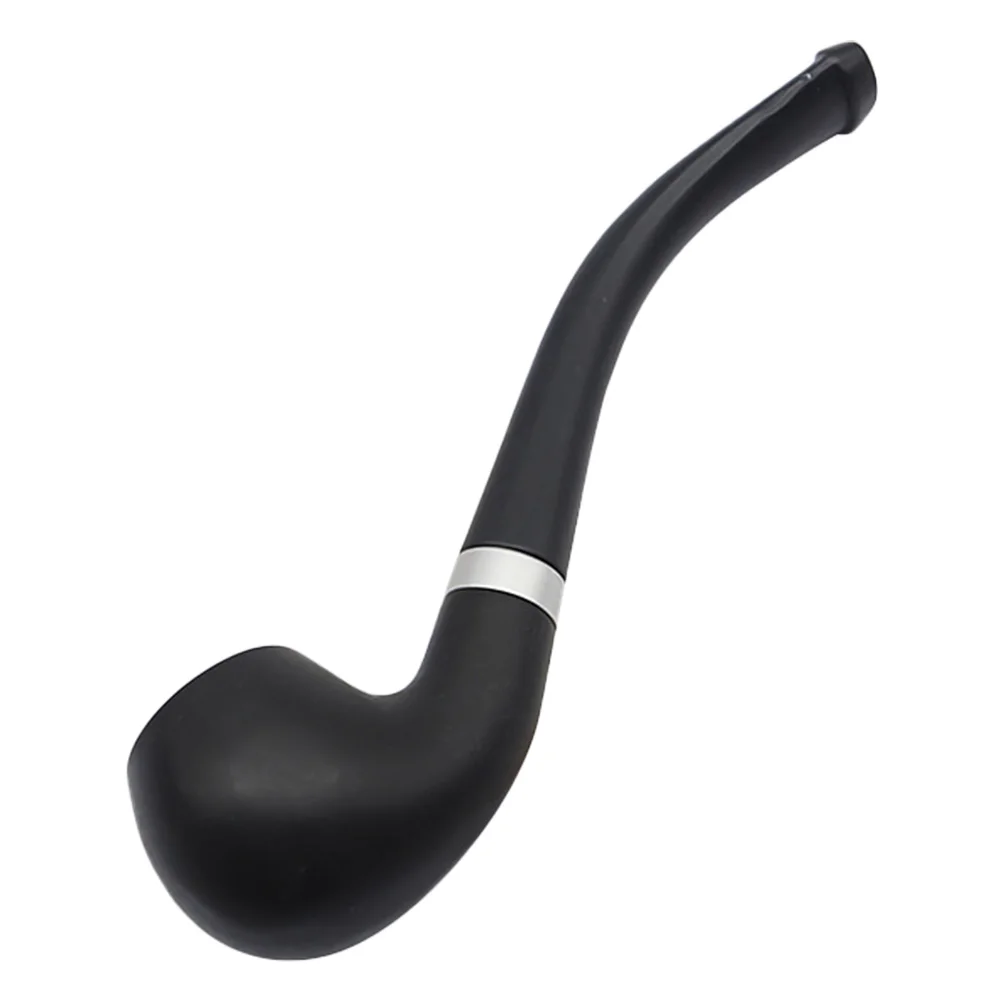 

1 шт. черная бакелитовая сигарета высокого качества портативная уникальная Экологически чистая дымовая трубка