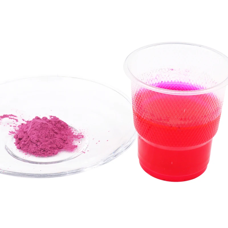 Персиково красный порошок кислоты холст красители акриловые Краски прямой