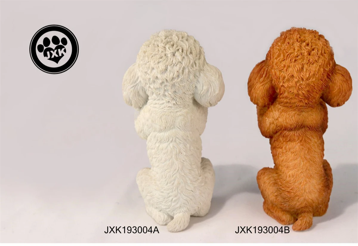 JXK Симпатичная Фигурка пуделя собаки собачка коллекционная игрушка для щенка